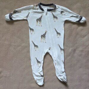Kyte Baby NB Unisex Giraffe Footie